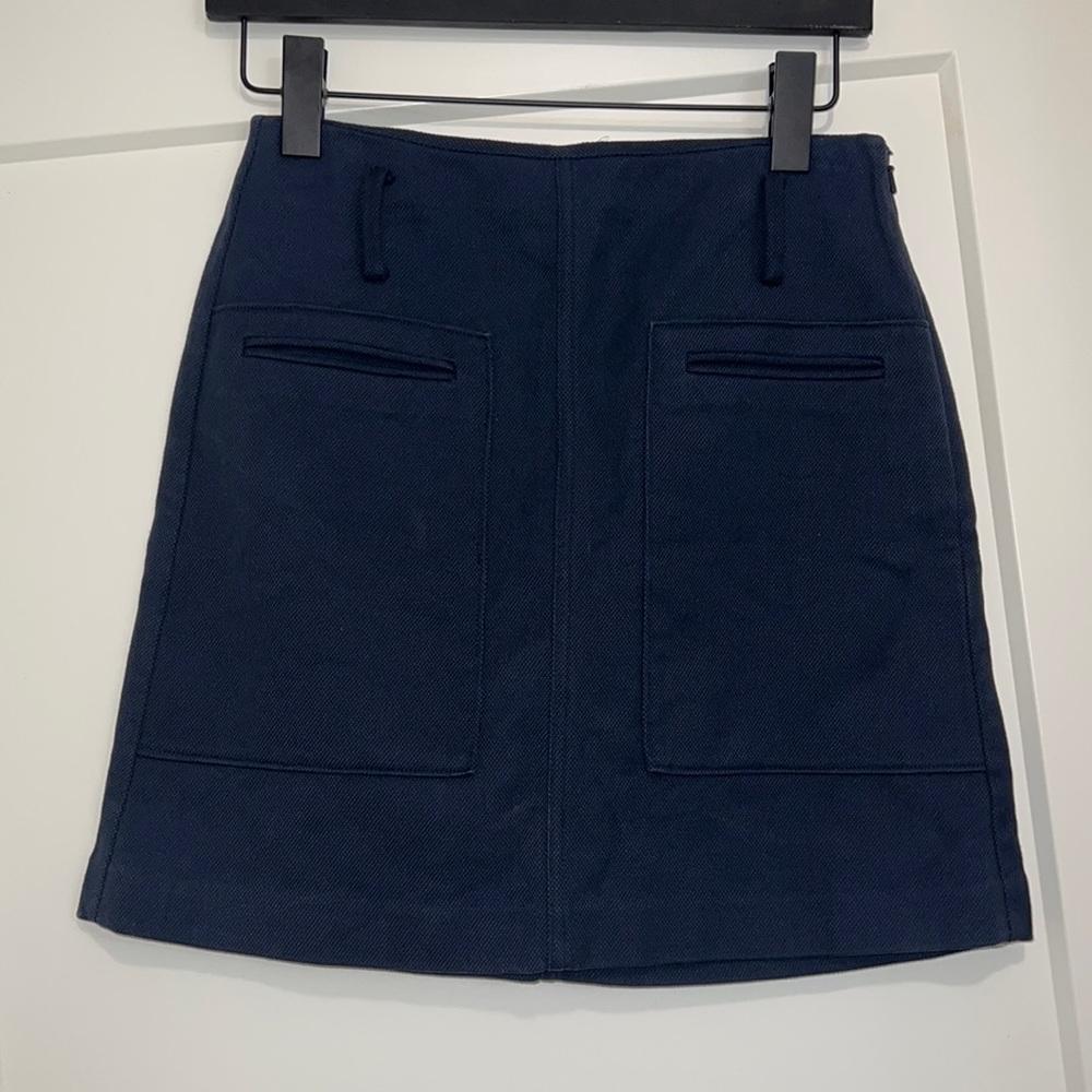Theory cotton utility skirt